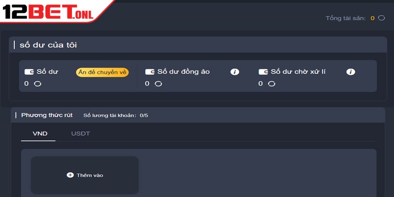 Đại Lý 12BET - Hướng Dẫn Thành Viên Hợp Tác Dễ Dàng 19 Tài khoản chưa hoàn thành thủ tục xác minh, yêu cầu rút bị hủy