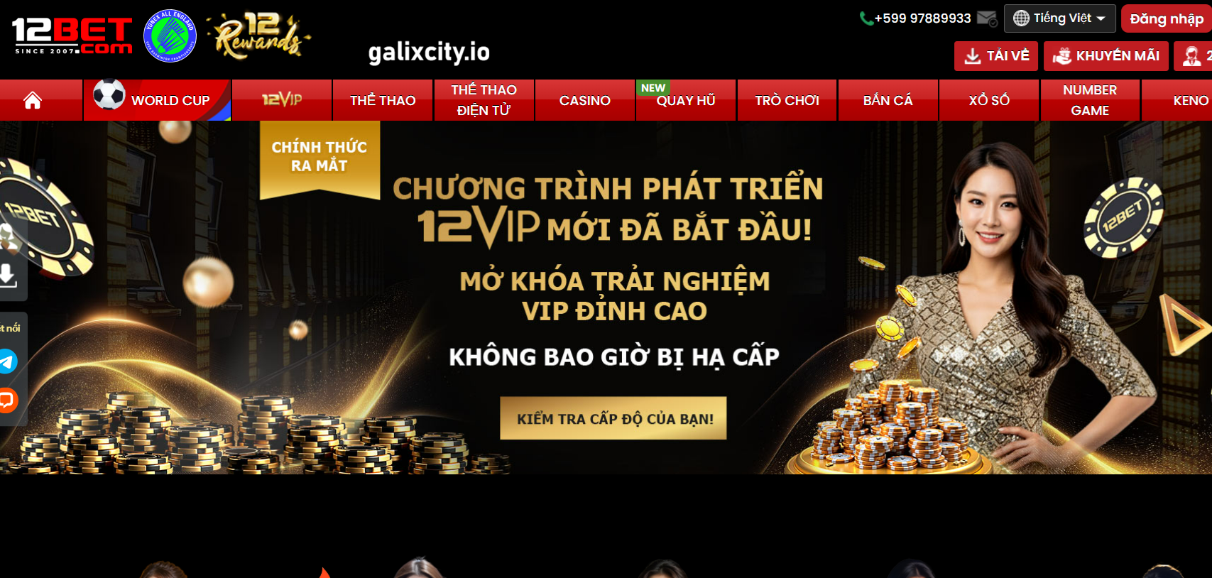Thế giới game đa dạng tại 12bet