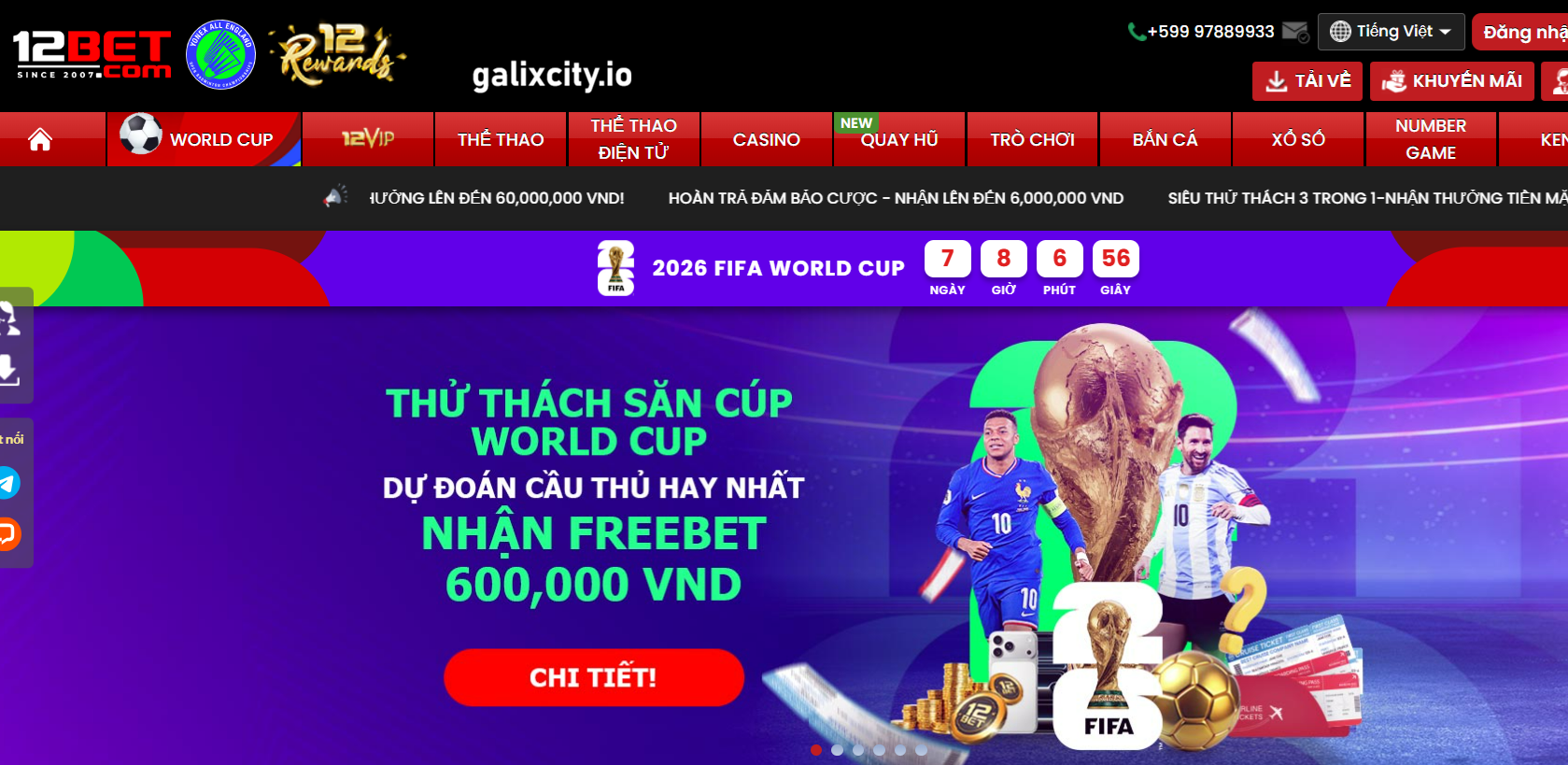 Vị thế đỉnh cao của 12bet